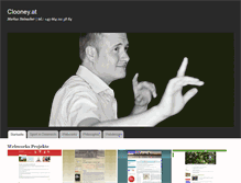 Tablet Screenshot of clooney.at